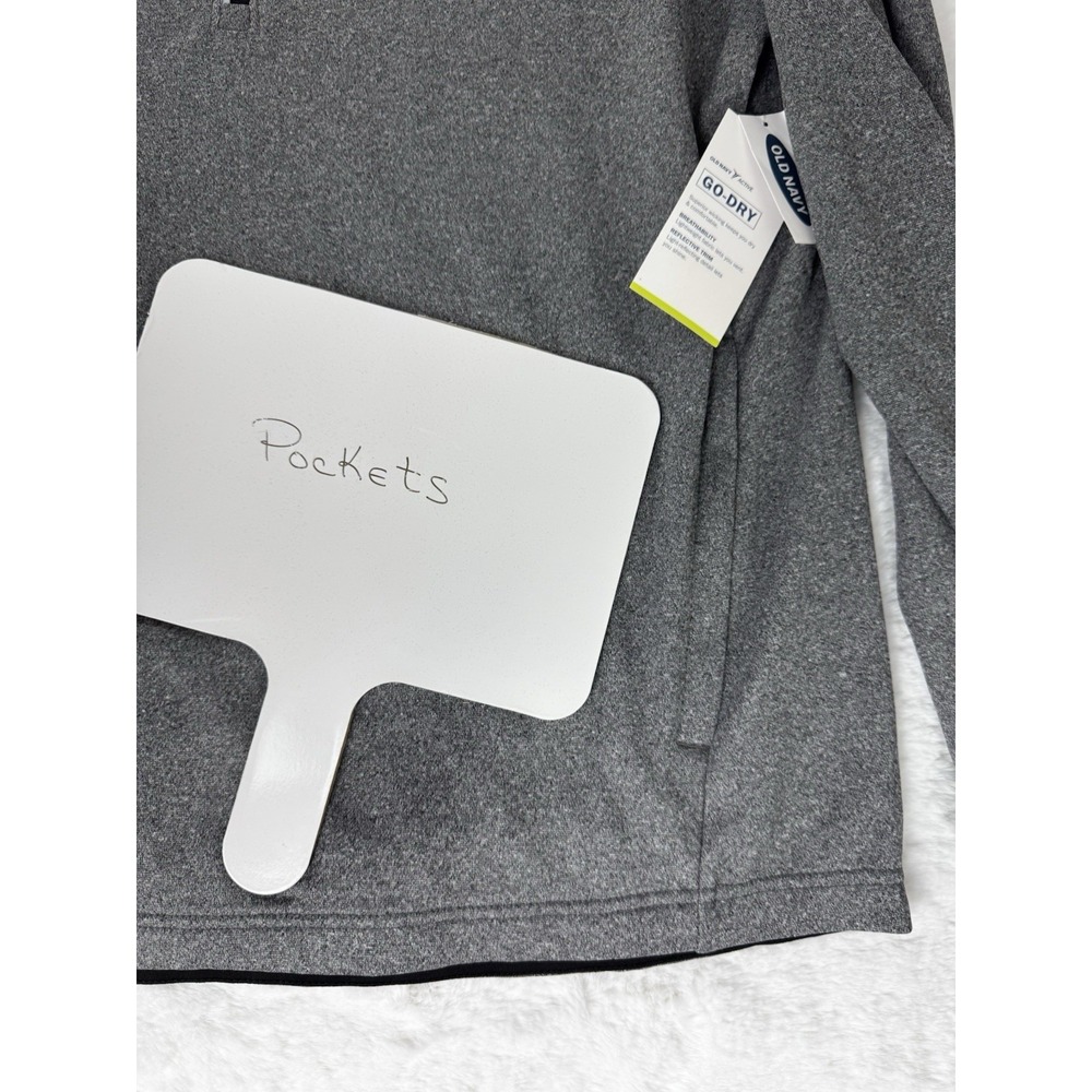 New Old Navy Active Women's Go Dry 1/4 Zip Hood Pullover Lightweight Size M - Picture 7 of 11